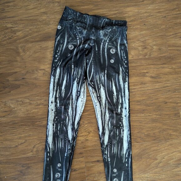 BM Mech leggings black and white size s - Picture 1 of 4
